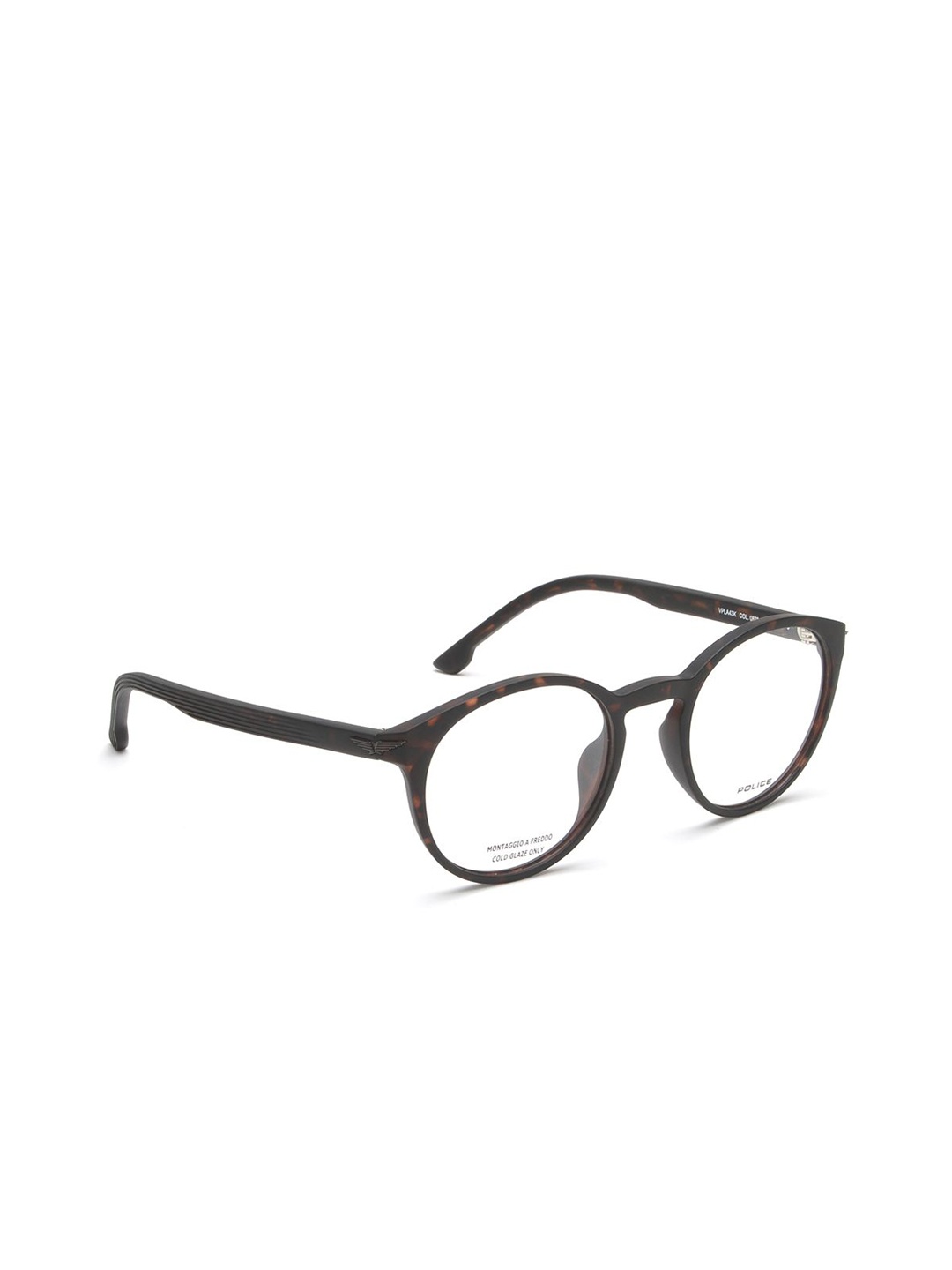

Police Men Full Rim Round Frames, White