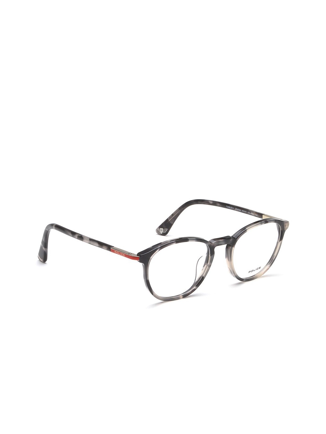 

Police Men Abstract Full Rim Oval Frames, Grey