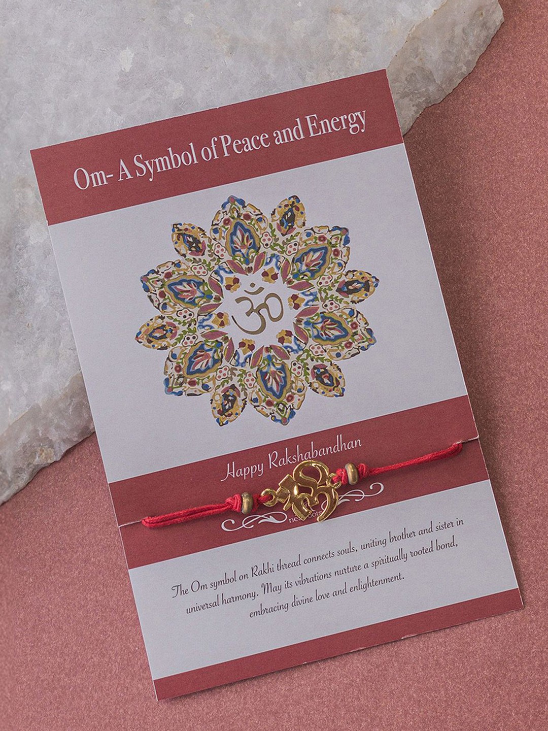 

nestroots Thread Rakhi, Gold