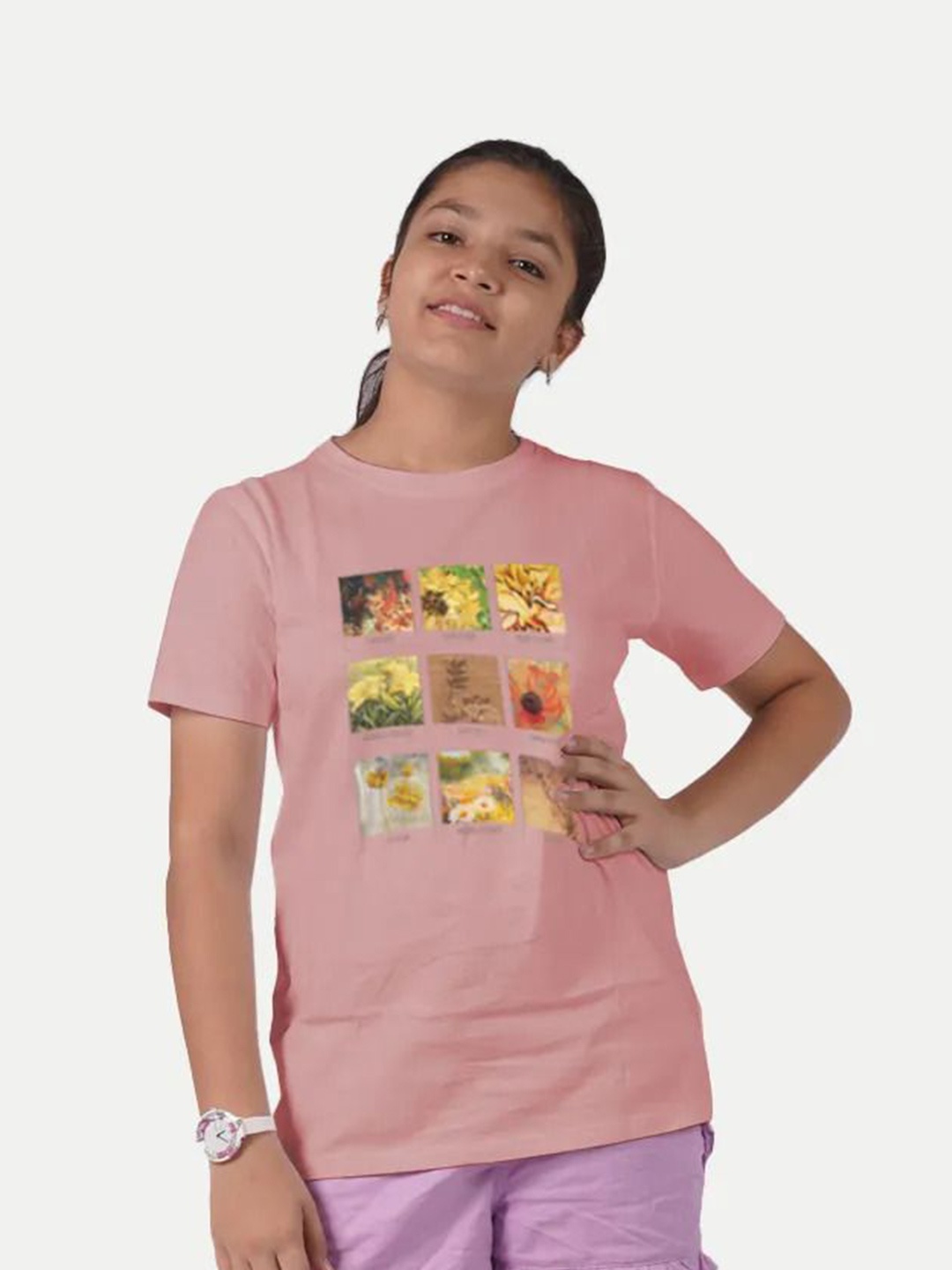 

BAESD Cotton Styled Back Top, Pink