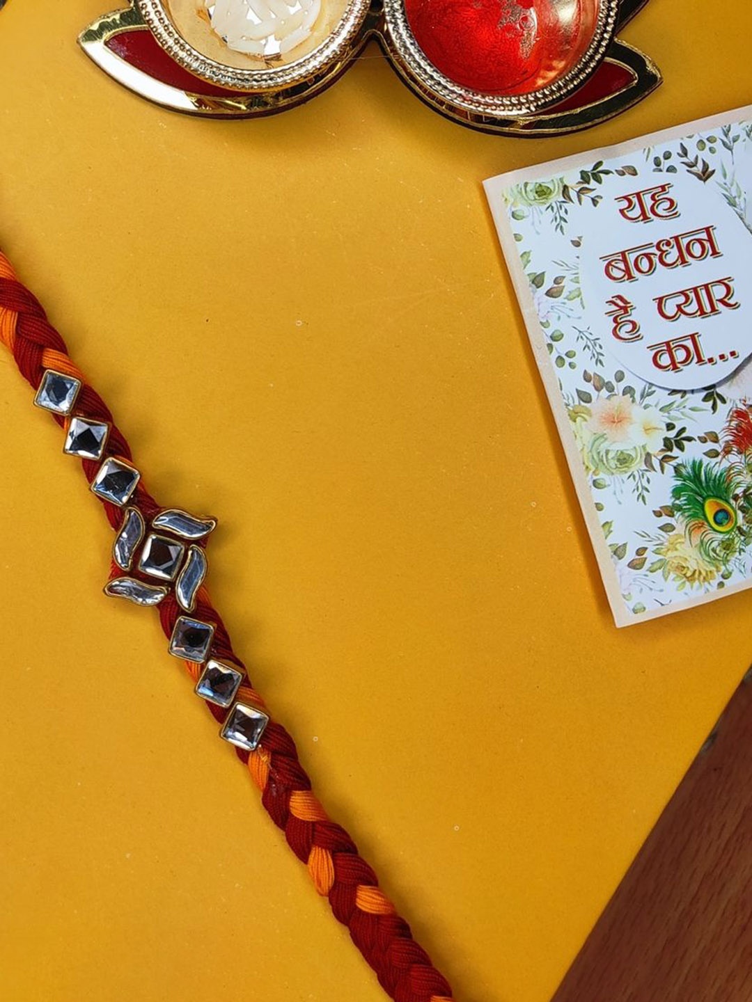 

NVR Thread Rakhi, Red