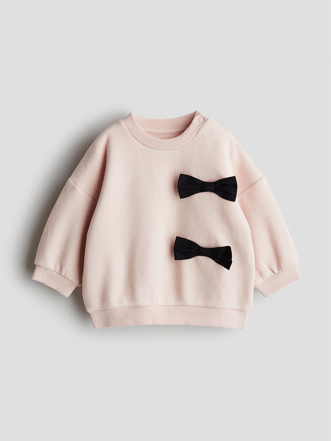 

H&M Infant Girls Crew-Neck Sweatshirt, Pink