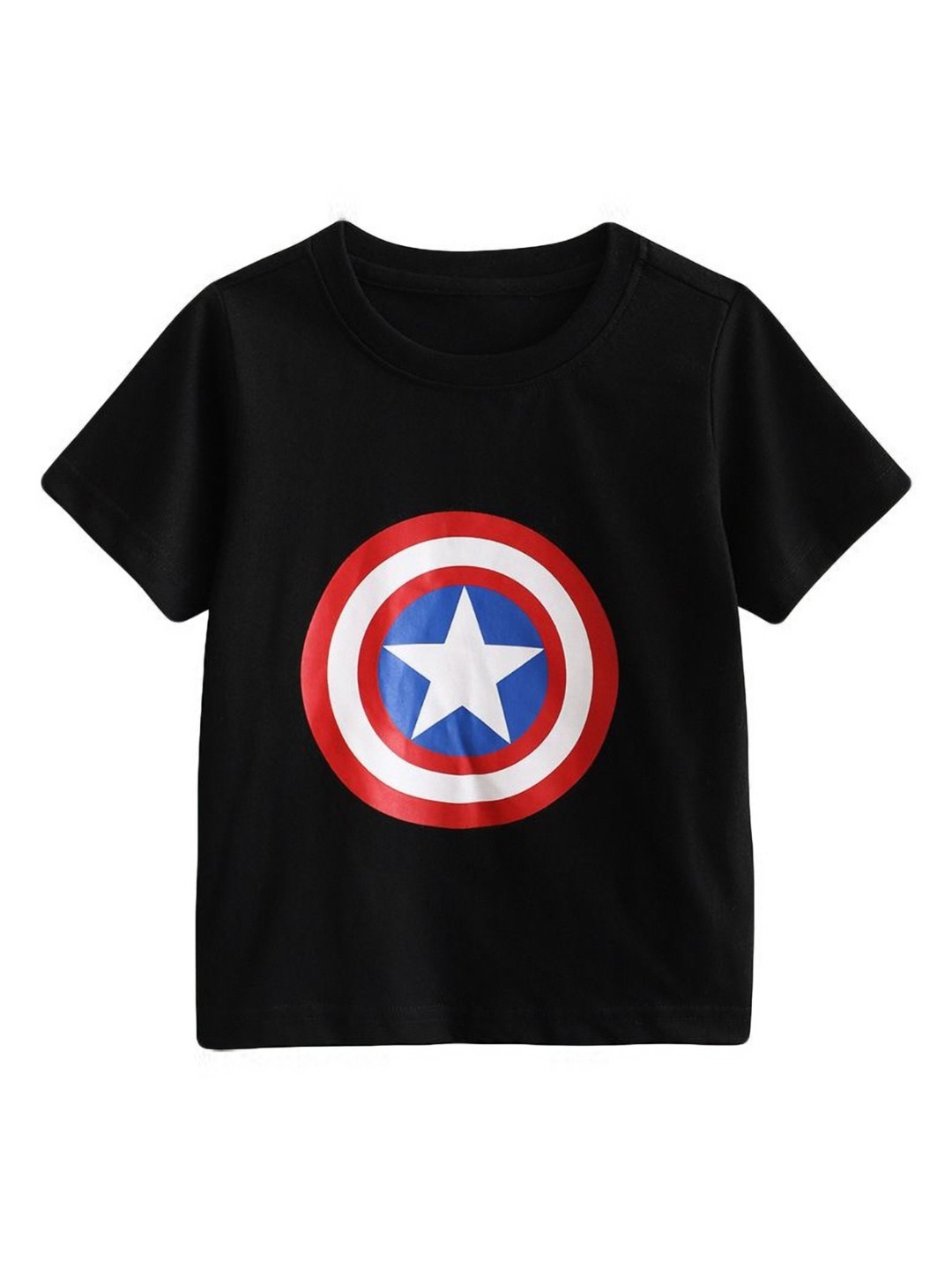 

StyleCast Boys Printed Applique T-shirt, Black
