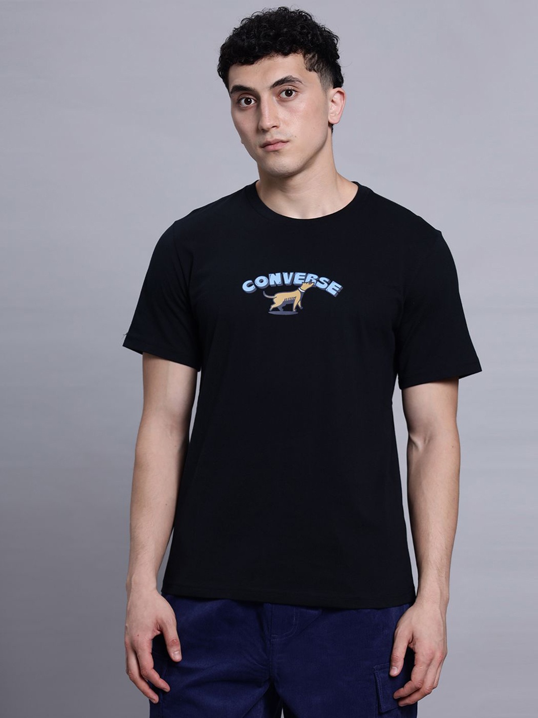 

Converse Men Recreation Skater Graphic T-Shirt, Black