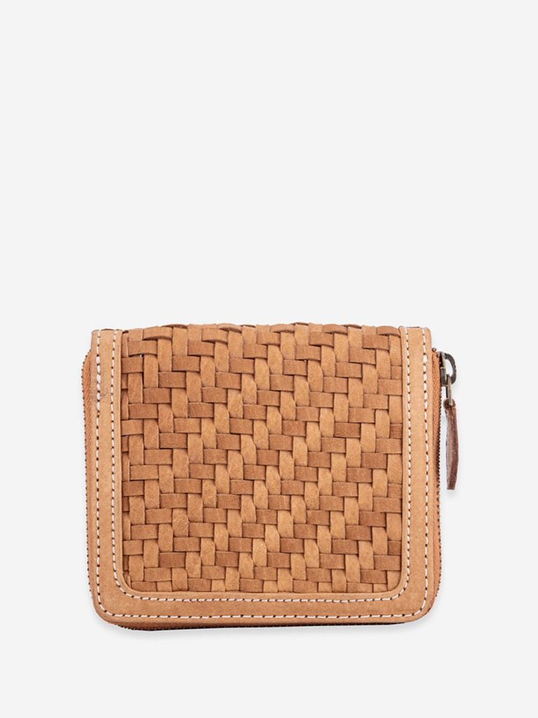

Abelardo De Moda Leather Structured Sling Bag, Tan