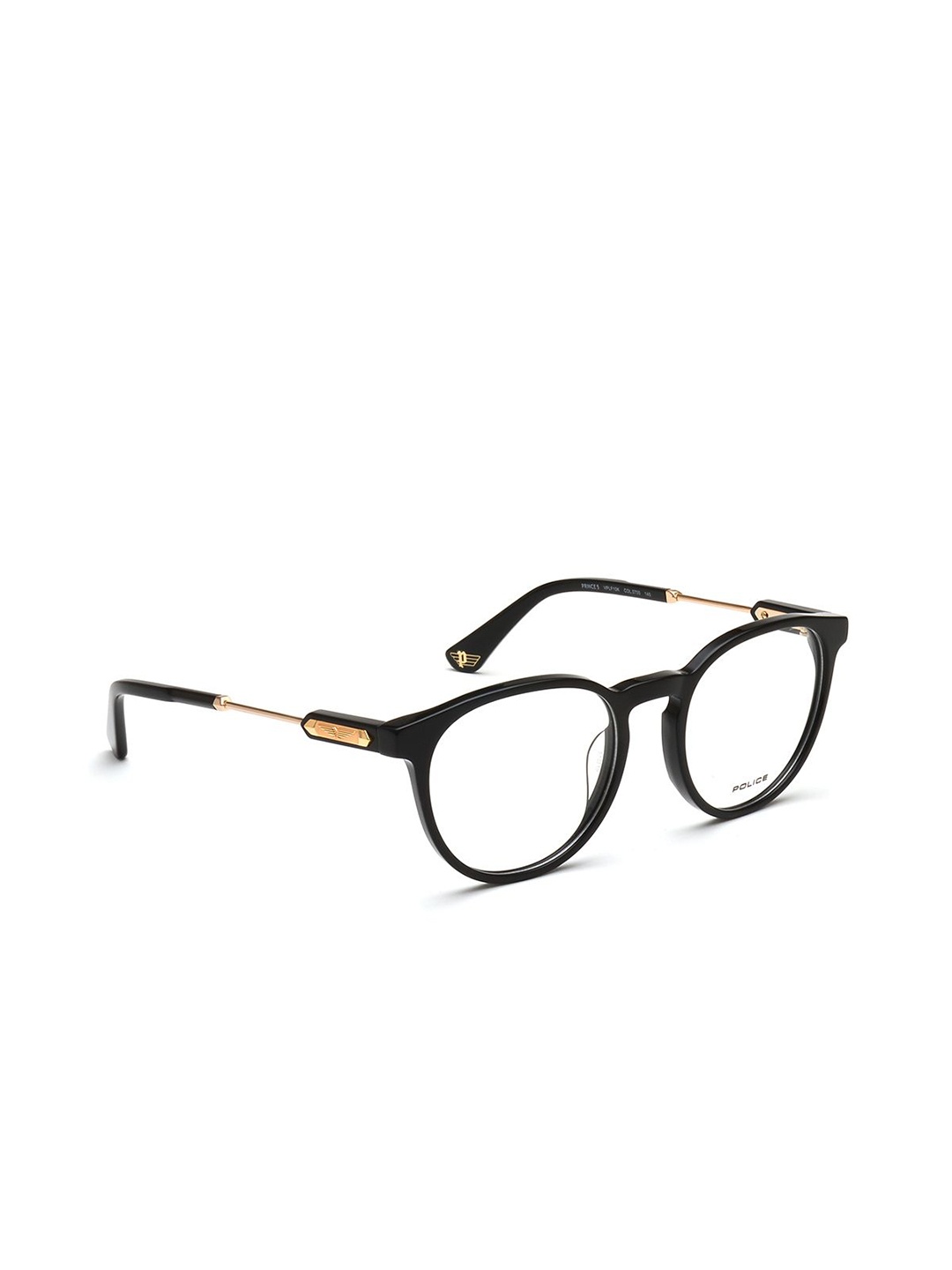 

Police Men Full Rim Round Frames, Black