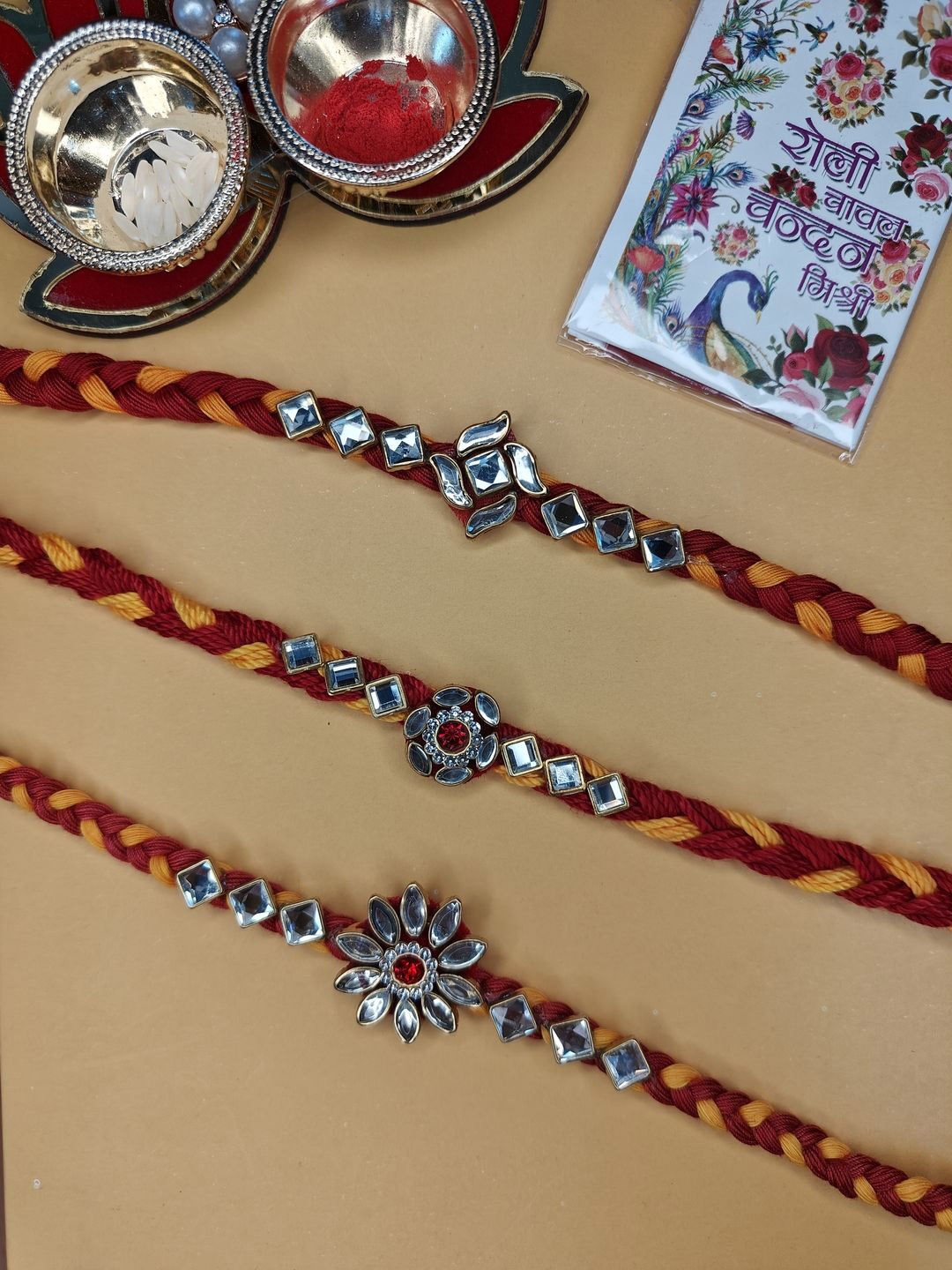 

NVR Thread Rakhi, Red