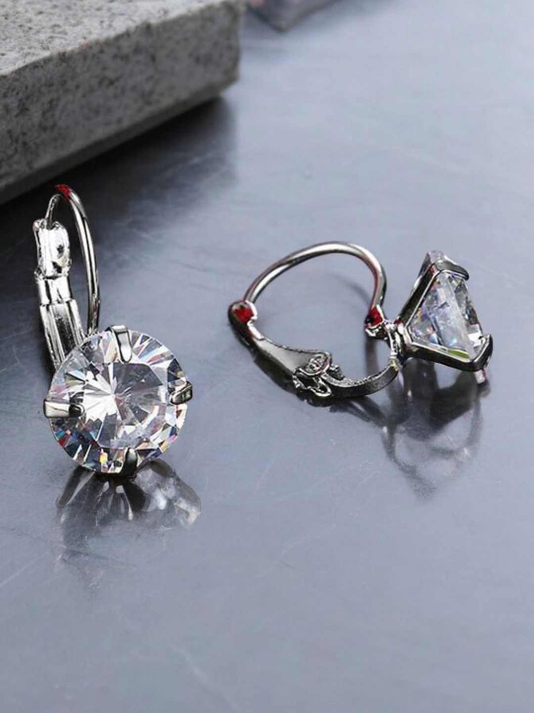 

fabula Contemporary Hoop Earrings, Silver