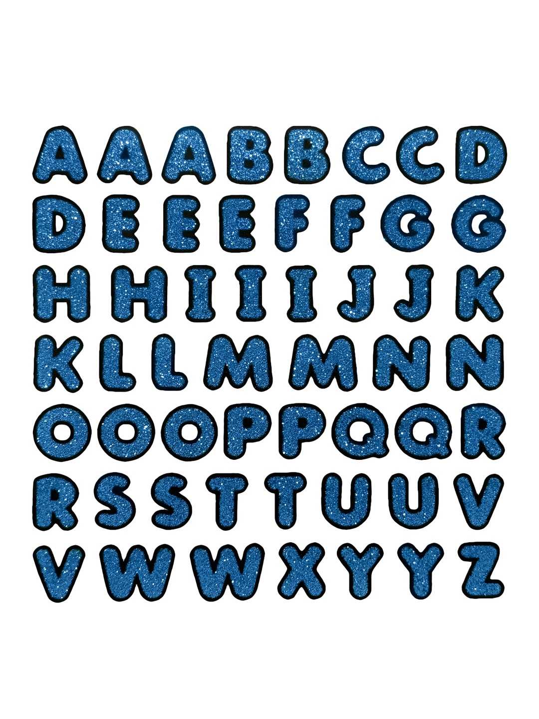 

Comet Busters Blue Uppercase Alphabet Self-Adhesive Stickers