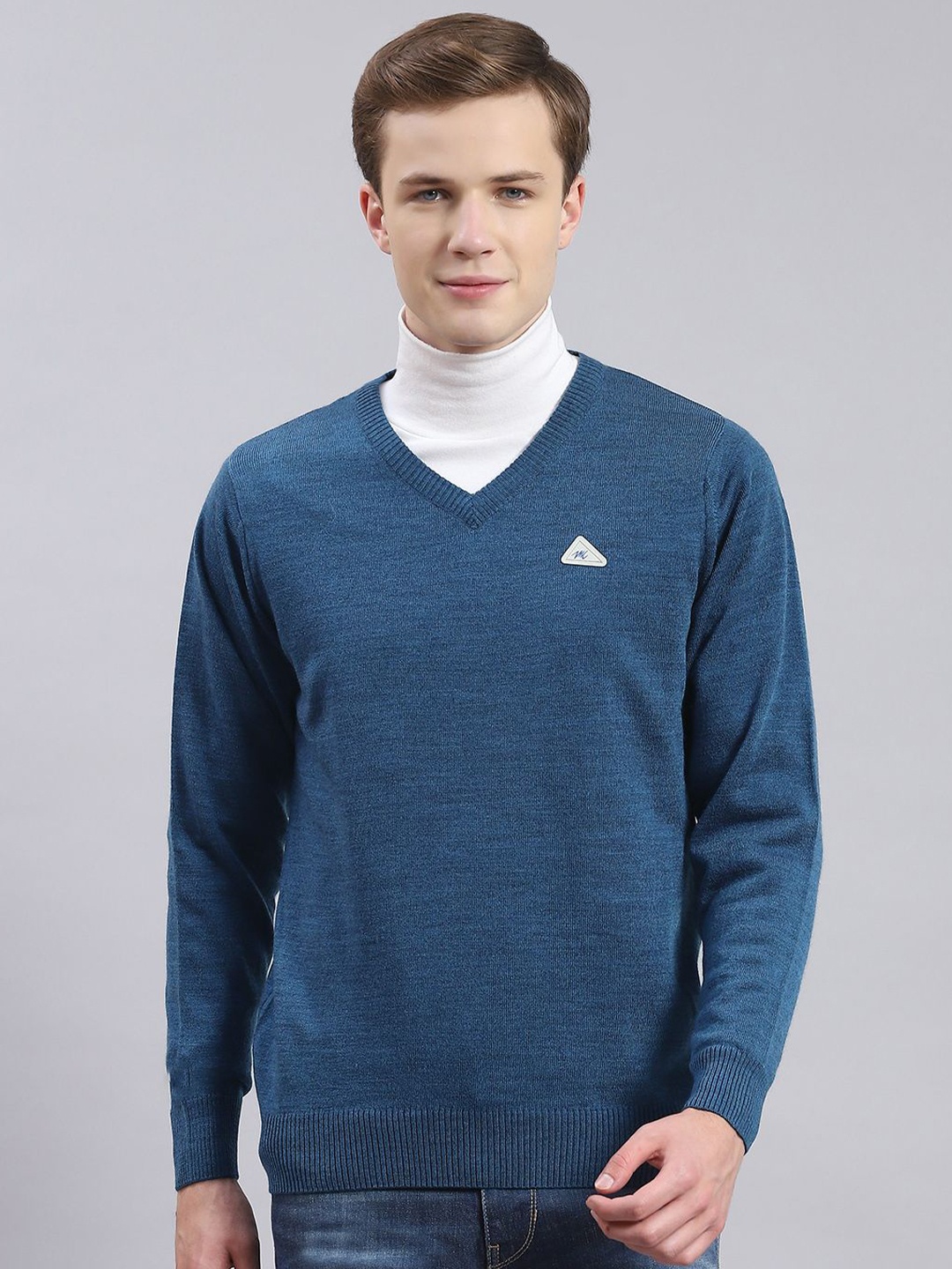 

Monte Carlo Men Woollen Pullover, Blue