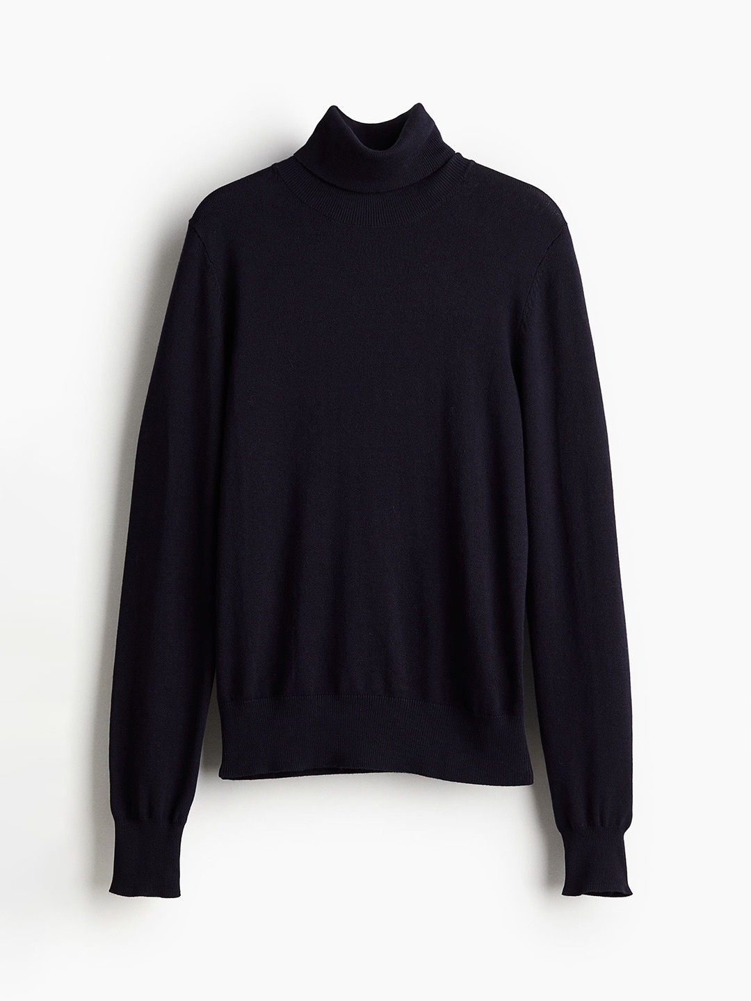 

H&M Women Polo-Neck Jumper, Blue