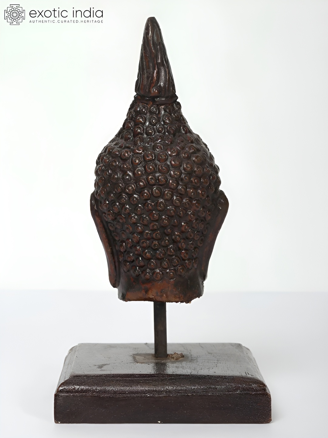 

Exotic India Brown Buddha Idol Showpiece