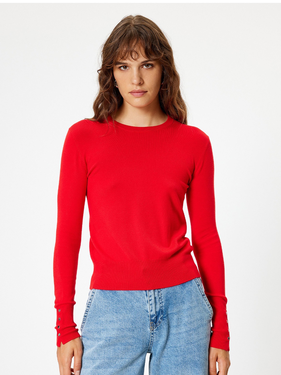 

Koton Women Pullover, Red