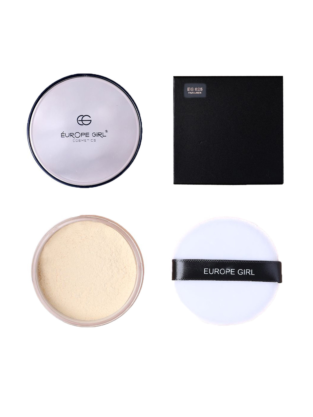 

EUROPE GIRL HD Finishing Loose Powder-025-Fair Linen, Yellow