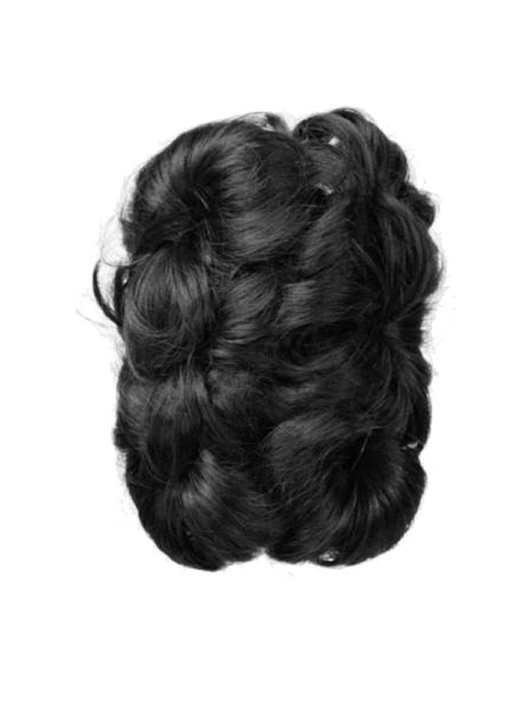 

ABRISH 4 Flower Hair Bun Clutcher Hair Extension-Black