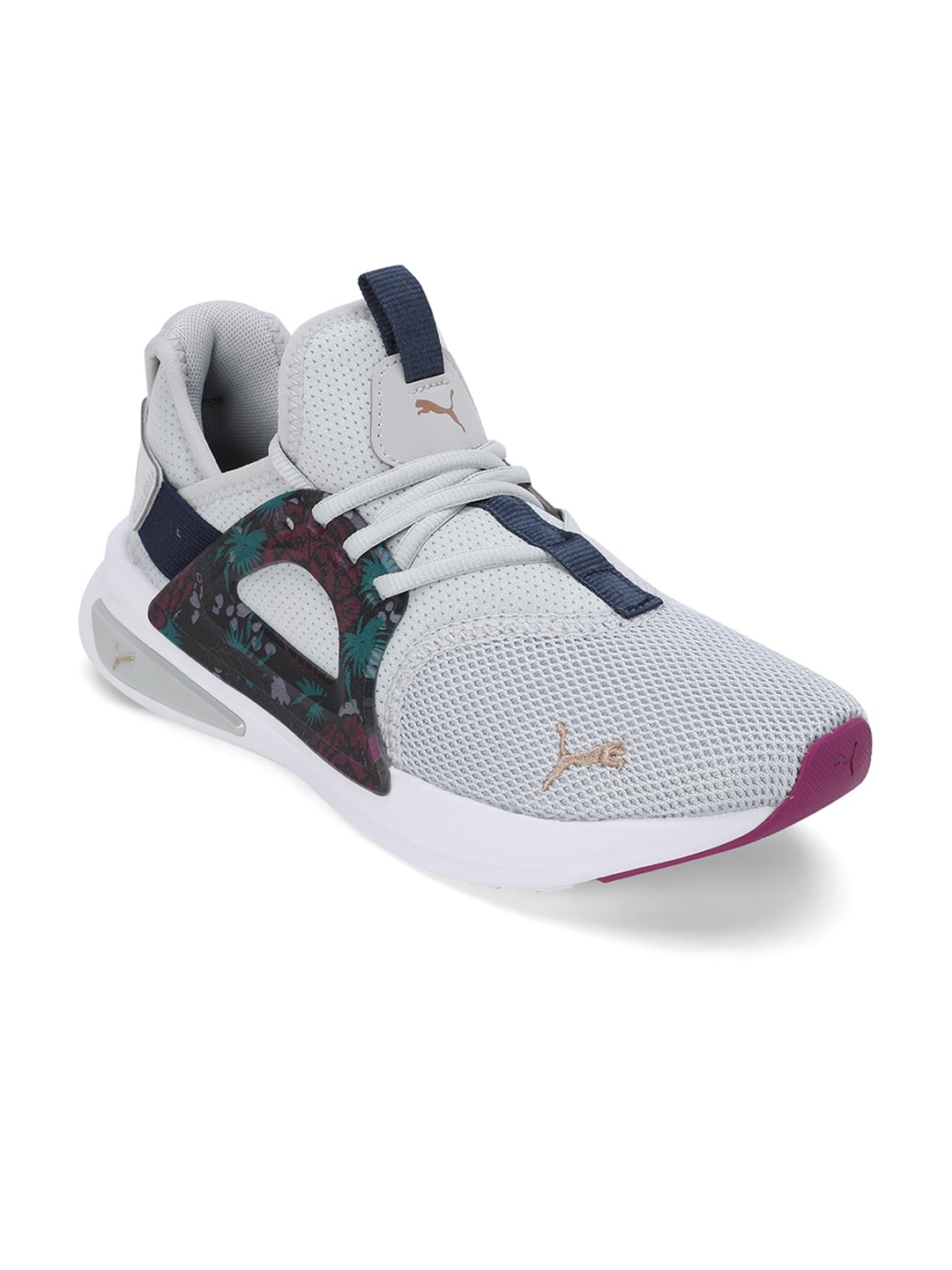 

Puma Women SOFTRIDE Enzo Evo Blooms Running Shoes, Grey