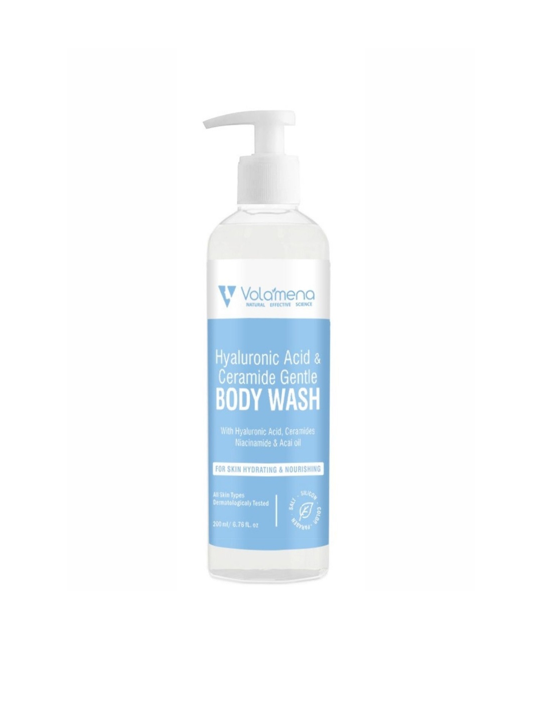 

Volamena Hyaluronic & Ceramide Gentle Body Wash - 200 ml, White