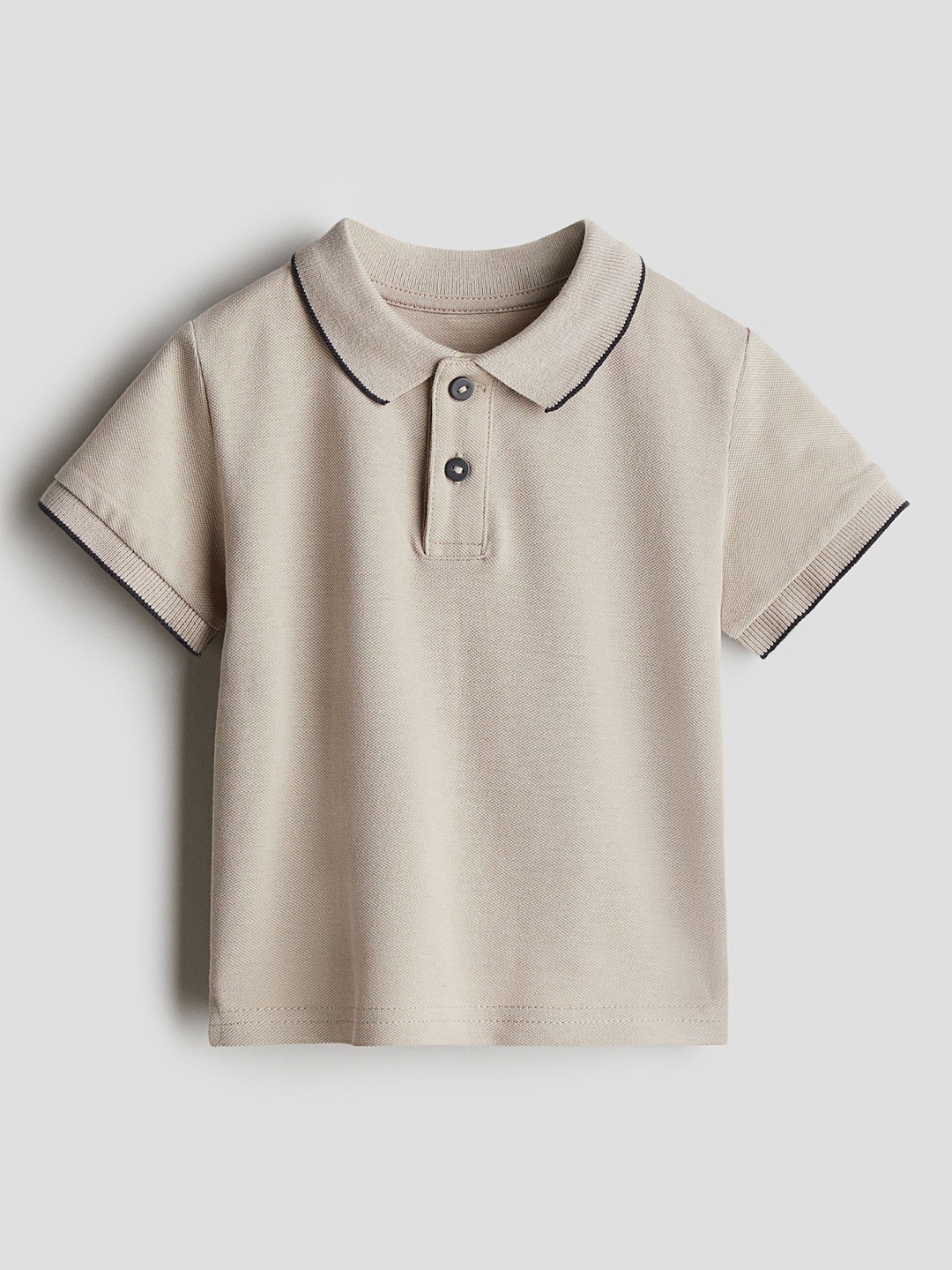 

H&M Infants Boys Cotton Piqu Polo Tshirts, Beige