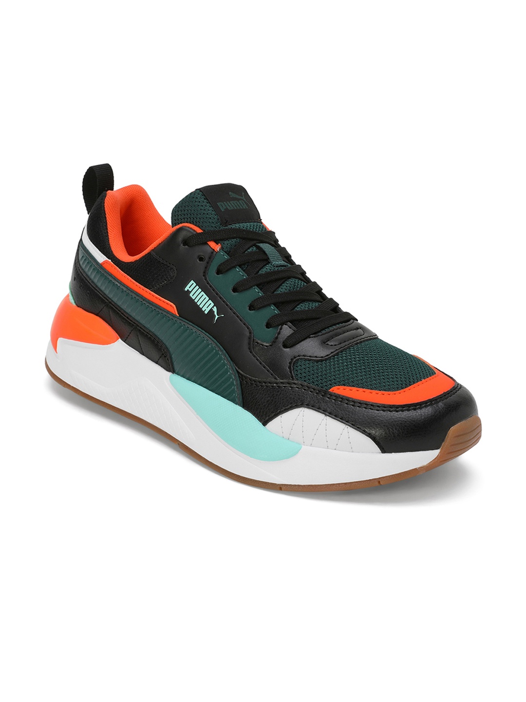 

Puma Unisex Colourblocked X-Ray 2 Square Sneakers, Black