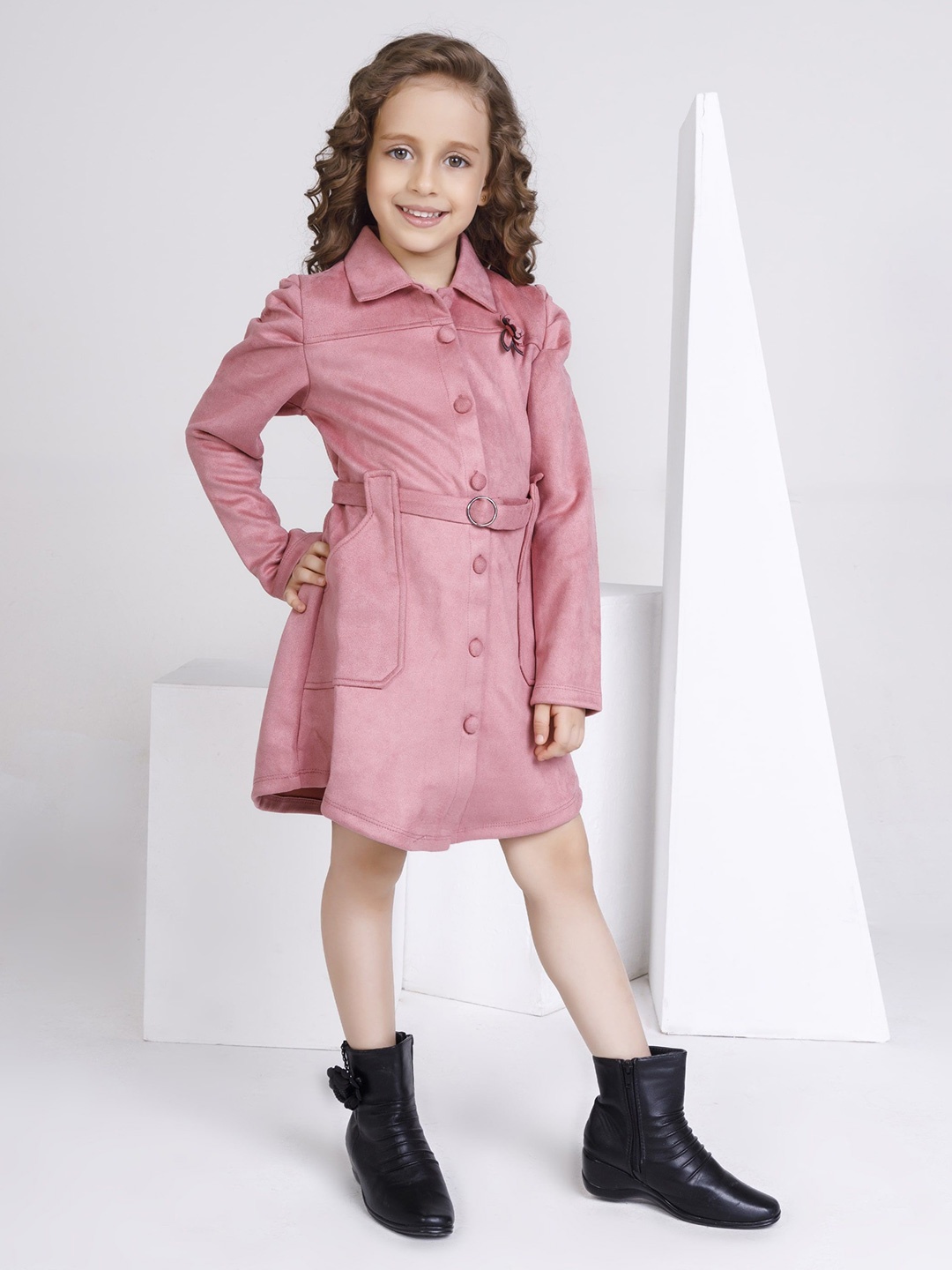 

Peppermint Girls A-Line Dress, Pink