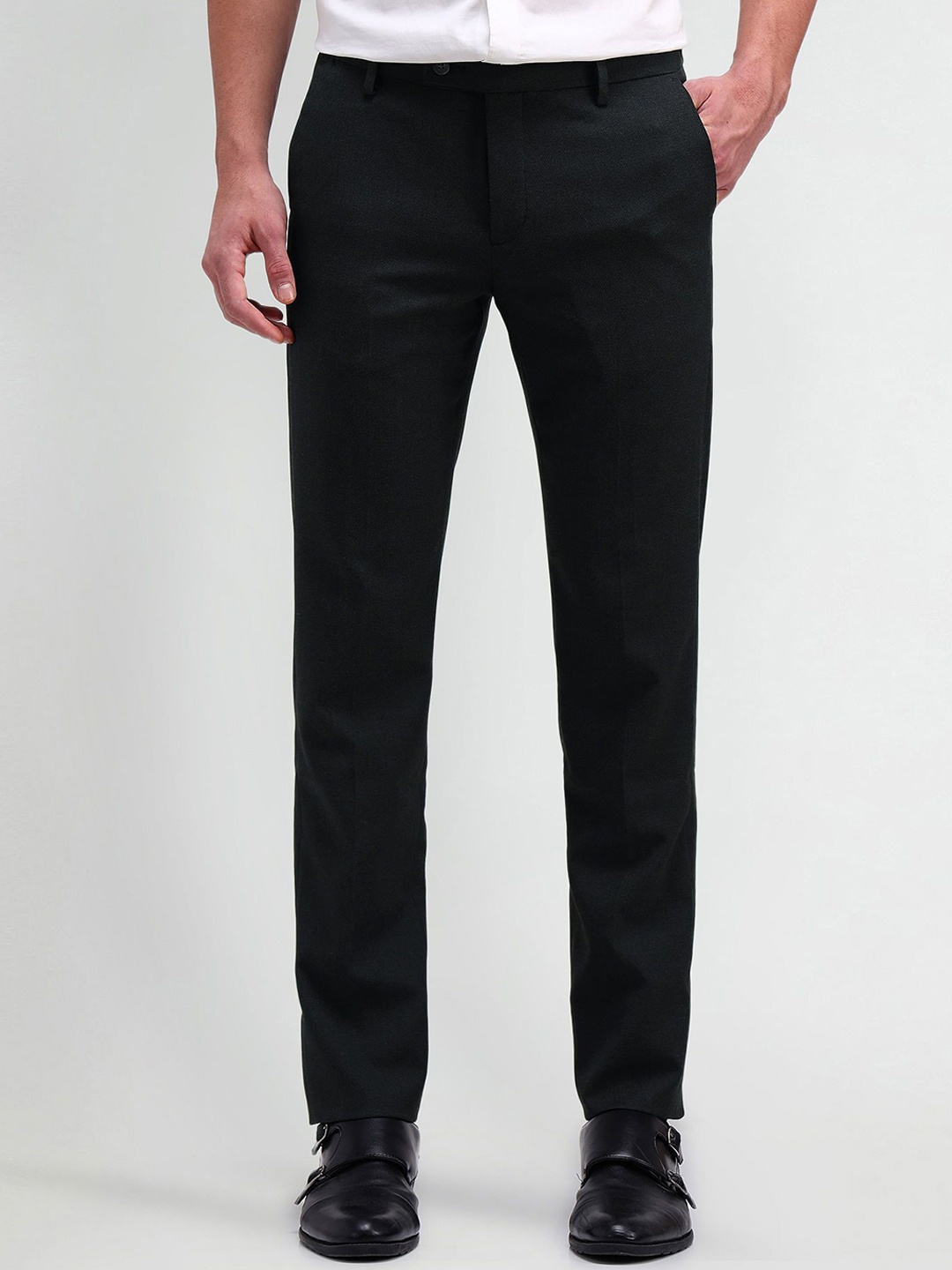 

Arrow Men Urban Slim Slim Fit Formal Trousers, Charcoal