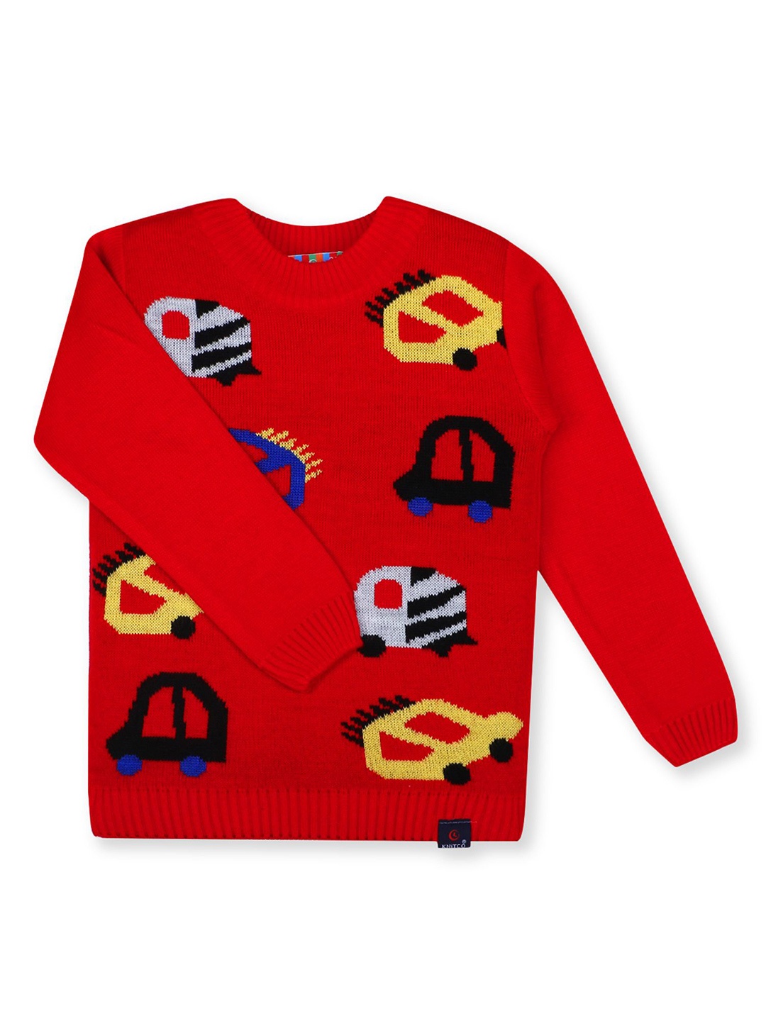 

KNITCO Unisex Kids Pullover, Red