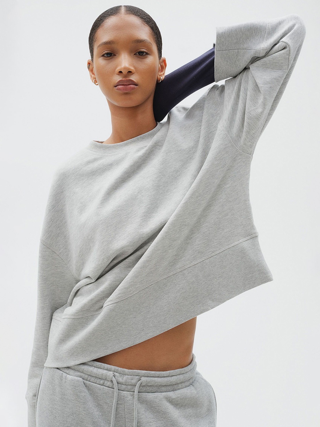 

H&M Oversized Sweatshirt, Grey