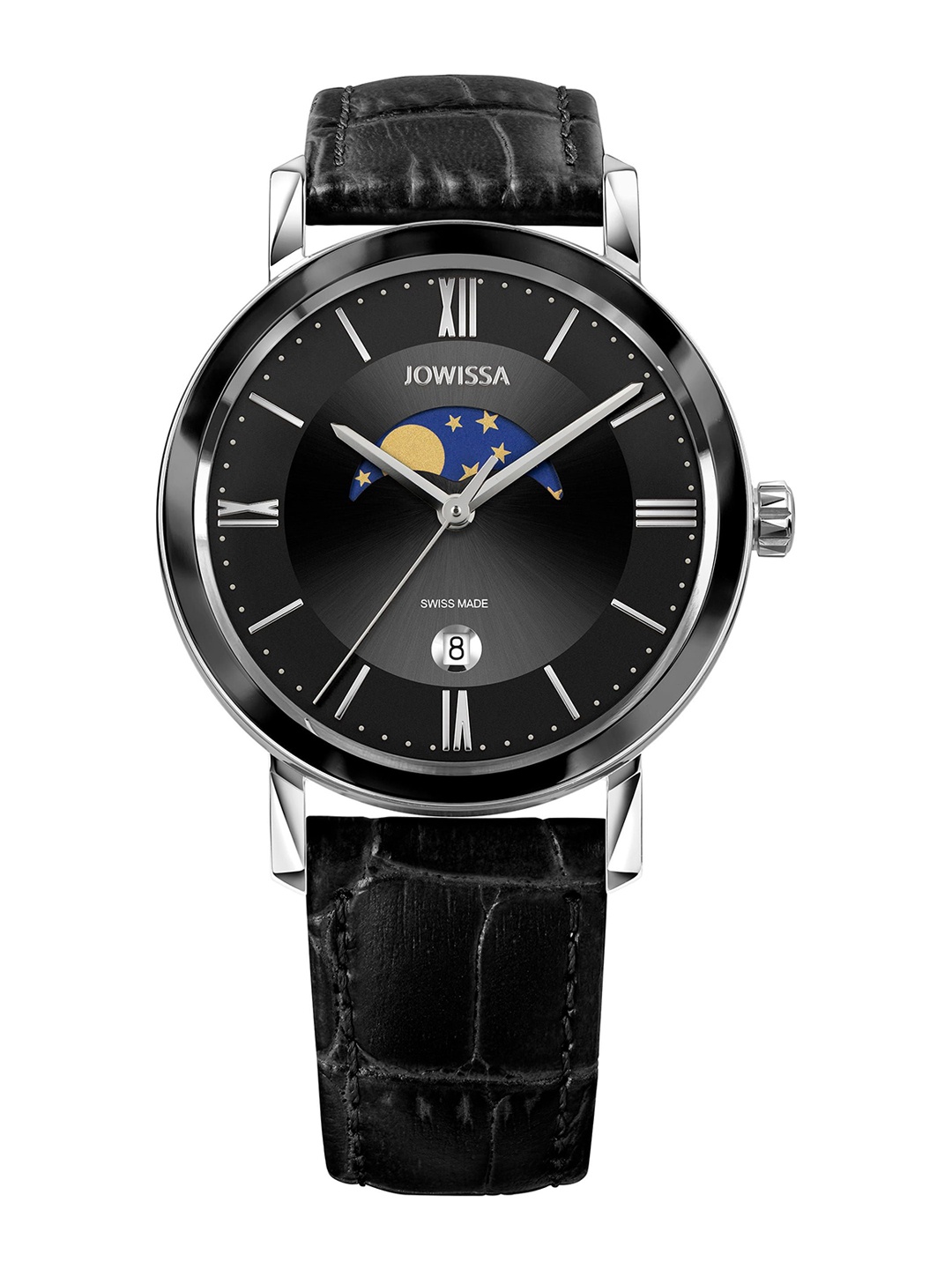 

JOWISSA Men Swiss Made Magno Quartz Black Dial Analog Watch - J4.273.L