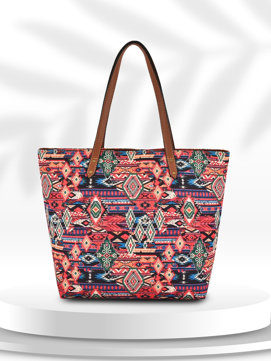 

Lychee bags Floral Printed Oversized Shopper Tote Bag, Multi