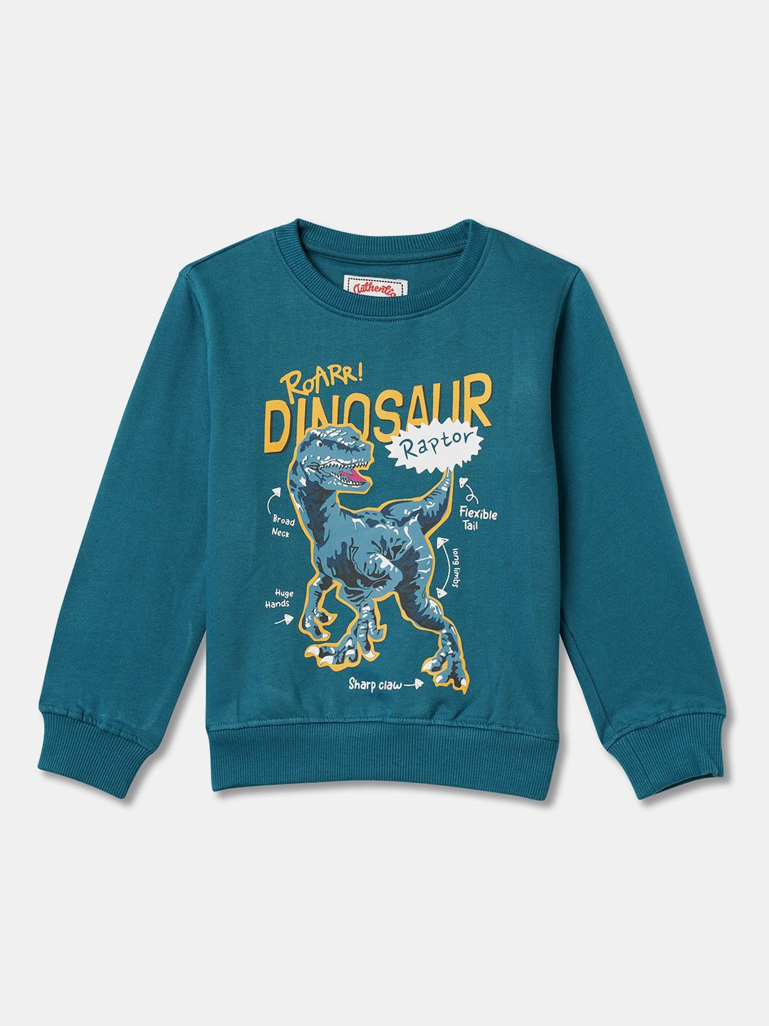 

R&B Boys Graphic Printed Sweatshirt, Blue