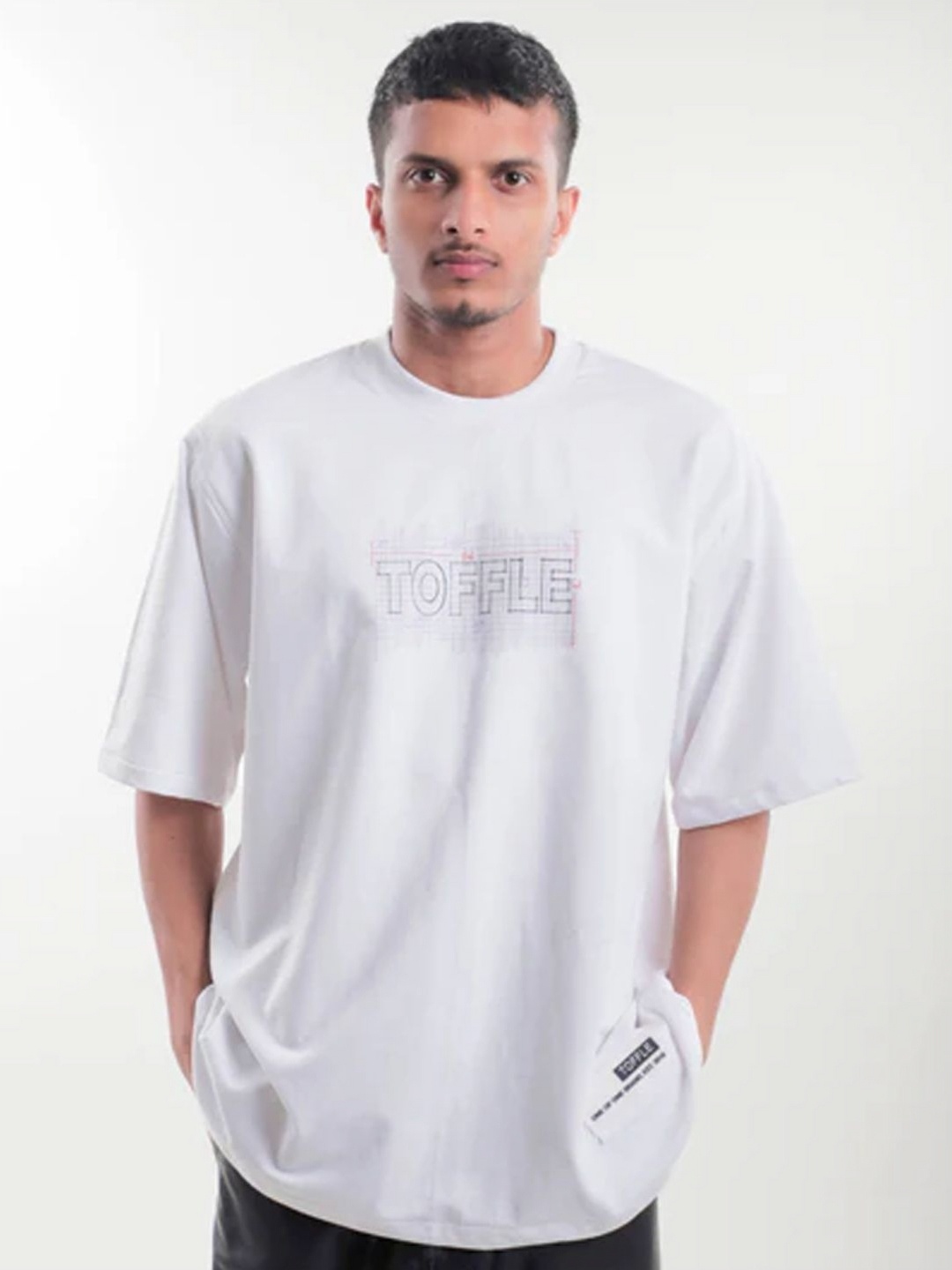 

TOFFLE Unisex Printed T-shirt, White