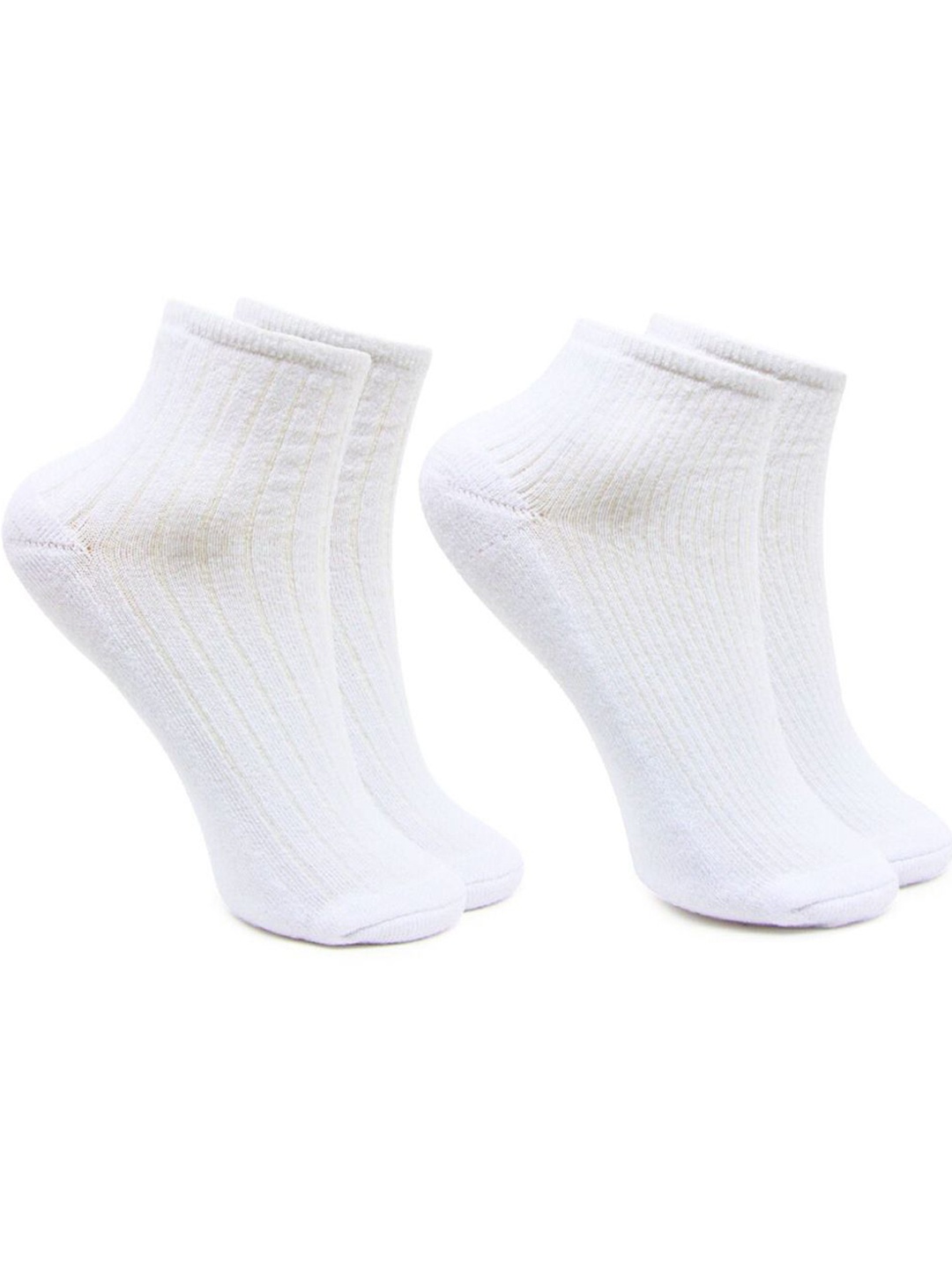 

BAESD Women Pack Of 2 Ankle Length Socks, White