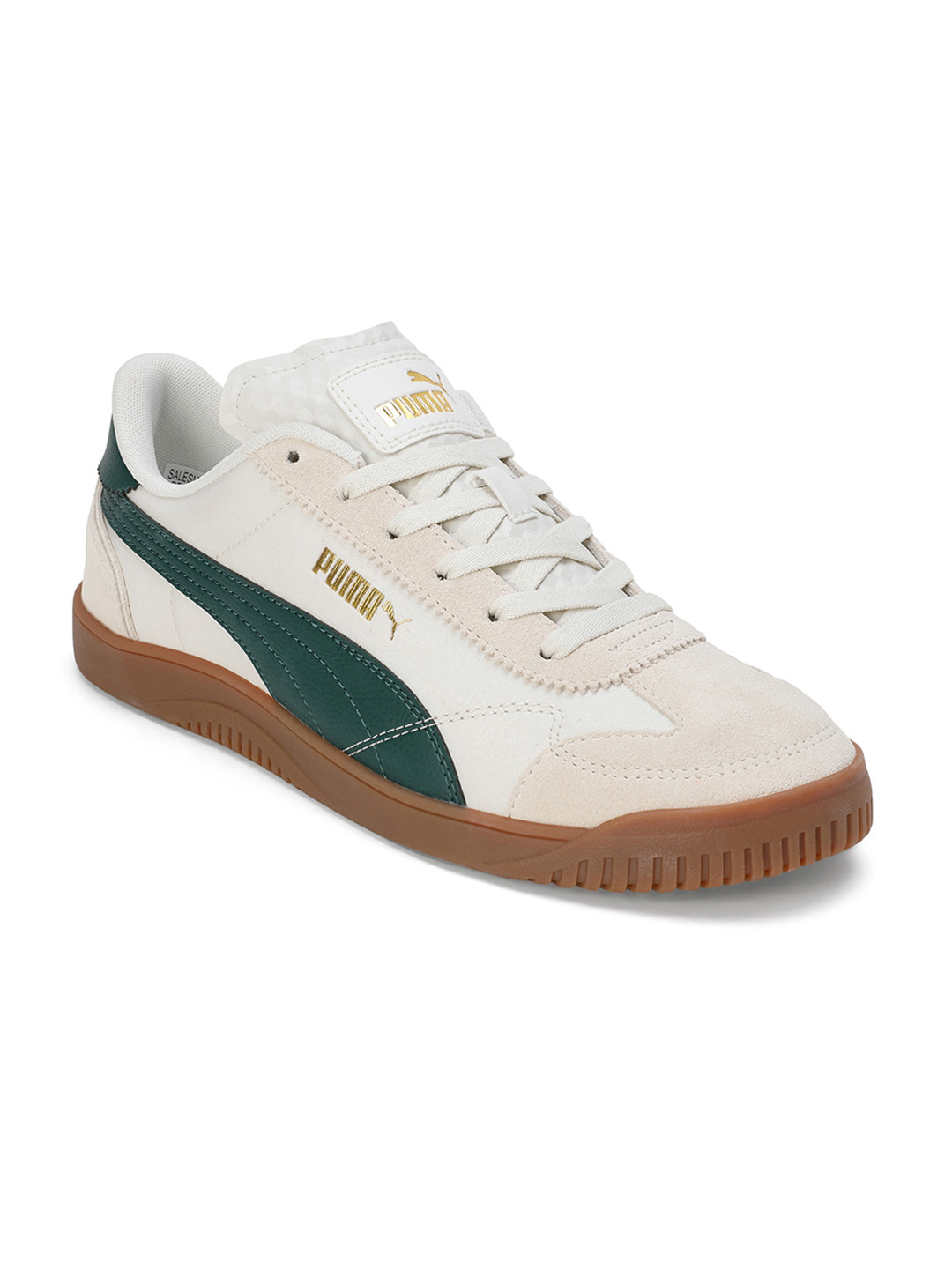 

Puma Unisex Club 5v5 Lux OG Leather Sneakers, Beige