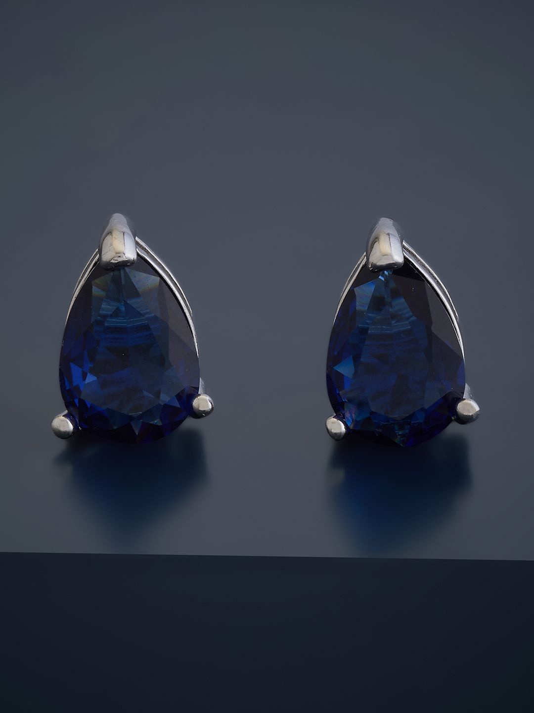

Kushal's Fashion Jewellery Sterling Silver Cubic Zirconia Rhodium-Plated Studs