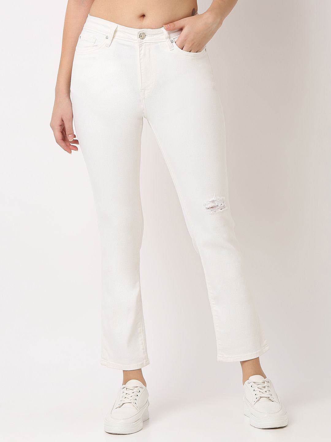 

SPYKAR Women Slim Fit Jeans, White