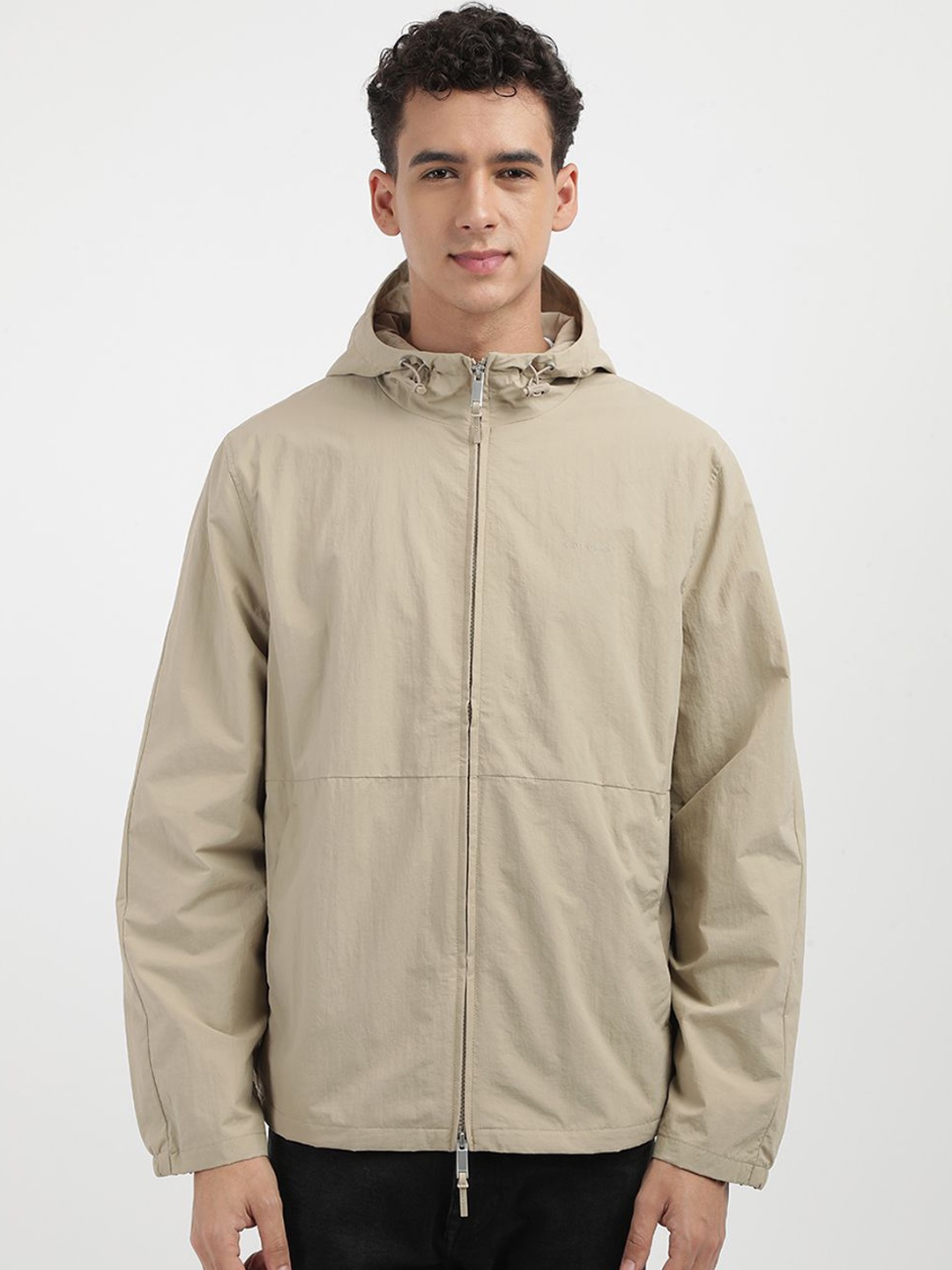 

Calvin Klein Jeans Men Windcheater Tailored Jacket, Beige