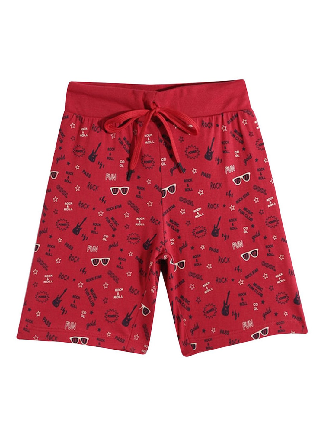 

E-TEENZ Boys Conversational Printed Shorts, Red