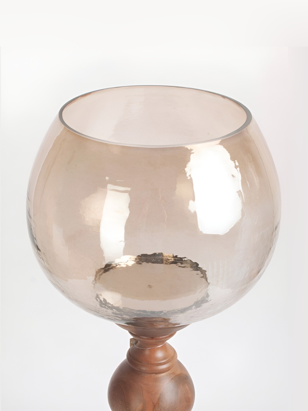 

Fabindia Brown Glass Candle Holder