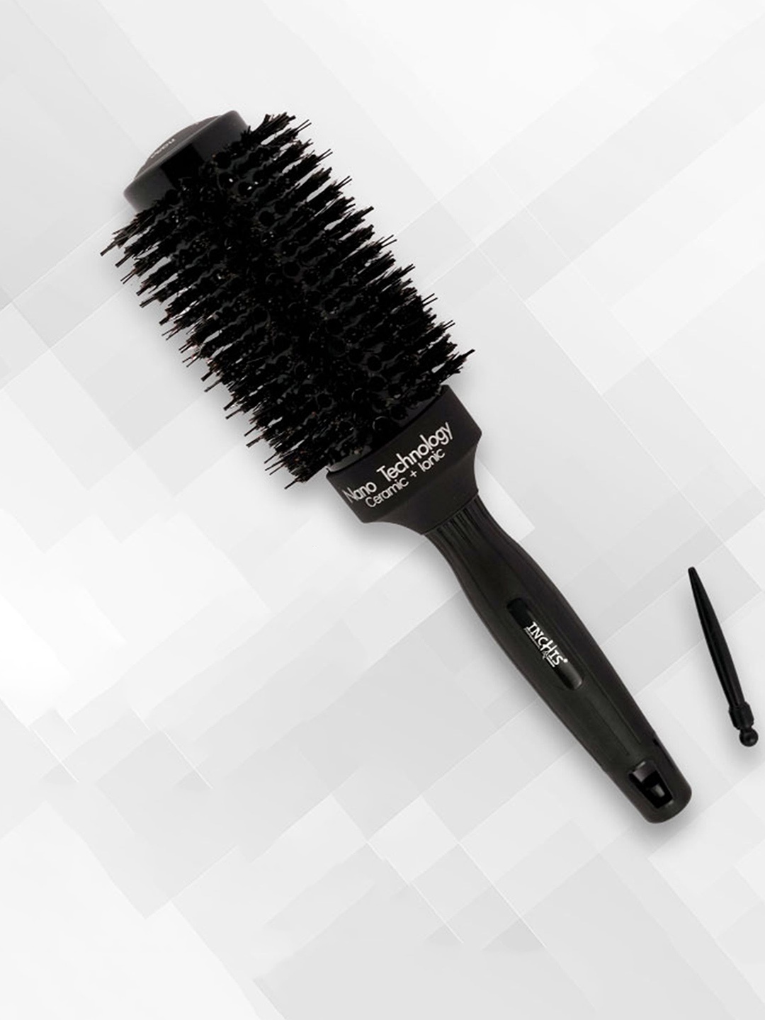 

INCHIS Ceramic Round Roller Brush - Black