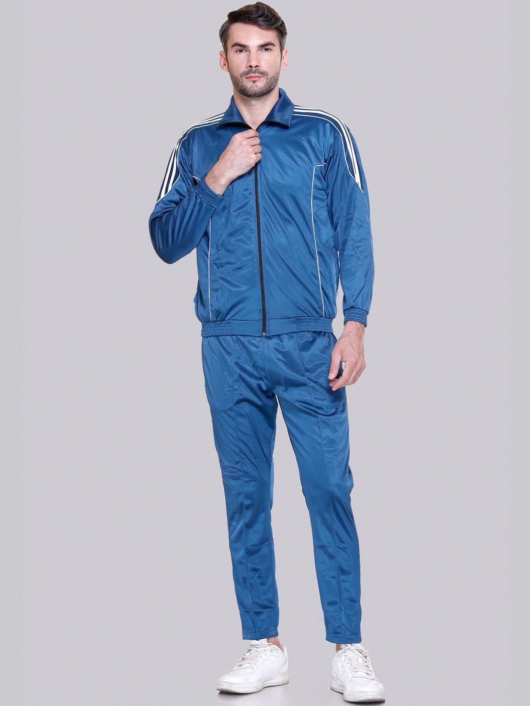 

ELPIDA Men Long Sleeves Tracksuit, Blue