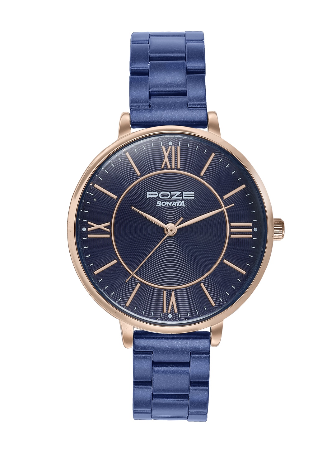 

Sonata Women Poze Analogue Watch With Bracelet - SP80080KM01WF, Blue
