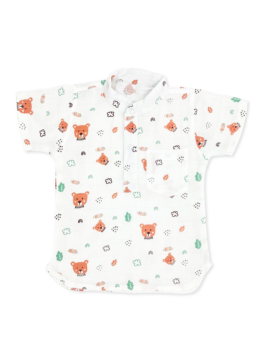

BAESD Boys Comfort Animal Semi Sheer Printed Casual Shirt, Multi