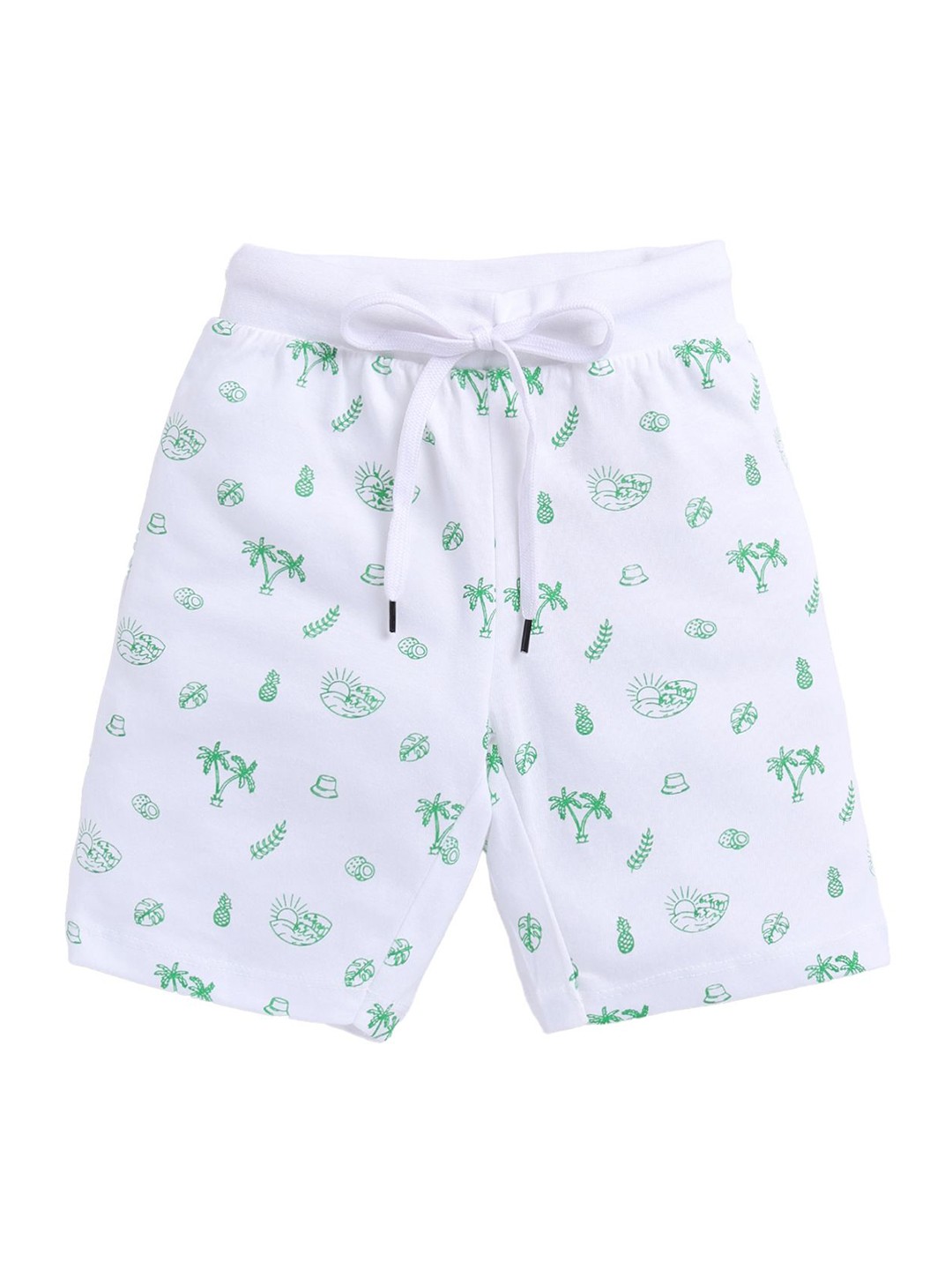 

E-TEENZ Boys Conversational Printed Shorts, White