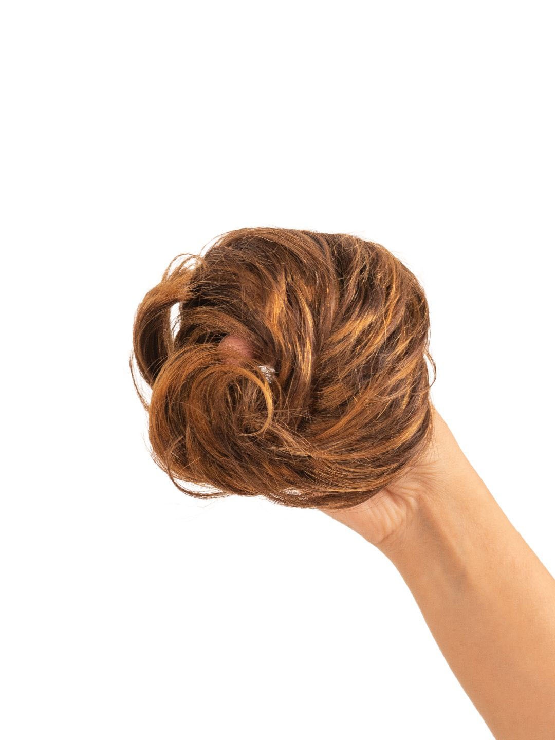 

Gemeria Hair Faux Scrunchie Bun - Golden Brown Balayage