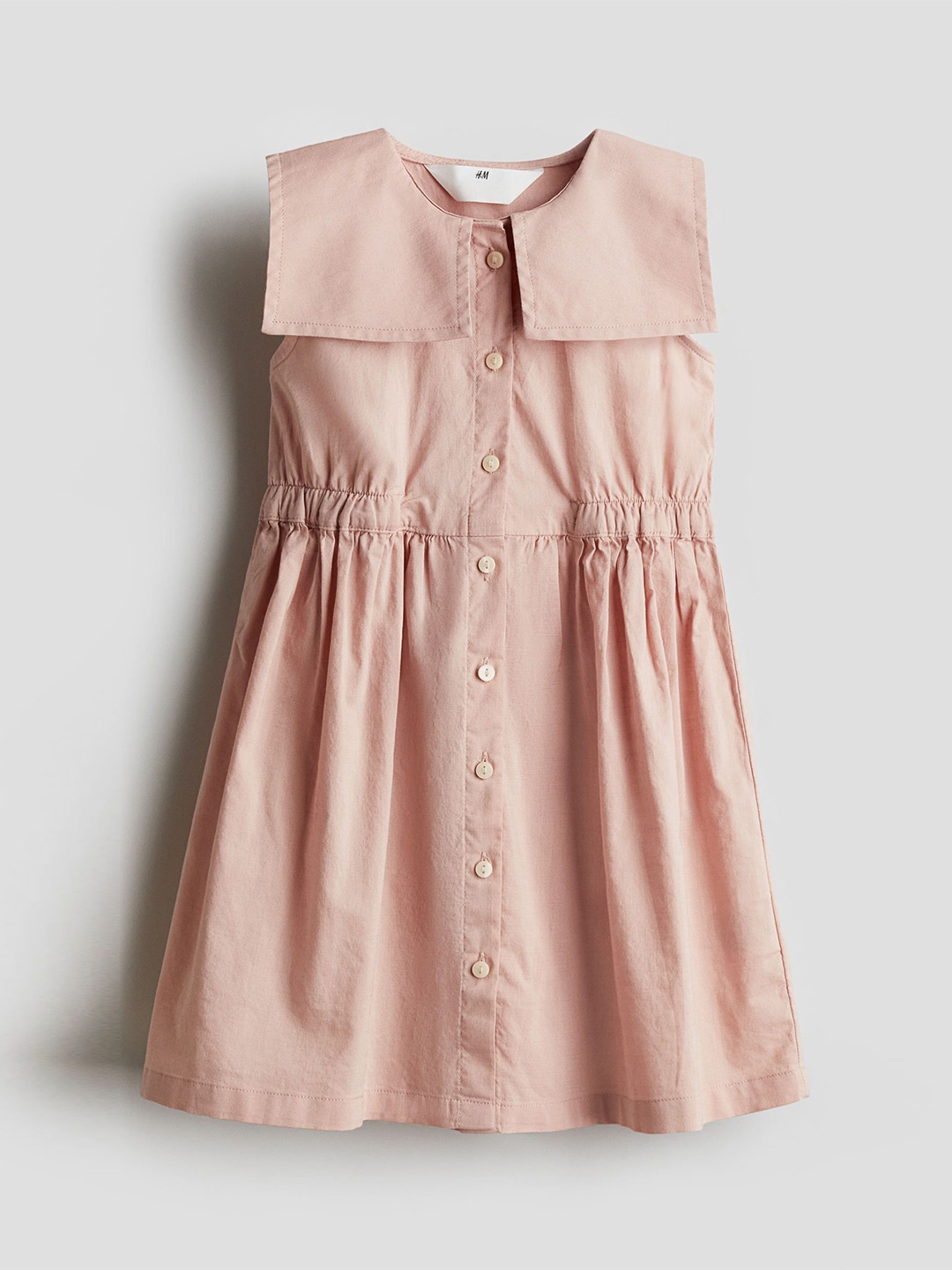 

H&M Girls Pure Cotton Sailor Dress, Peach