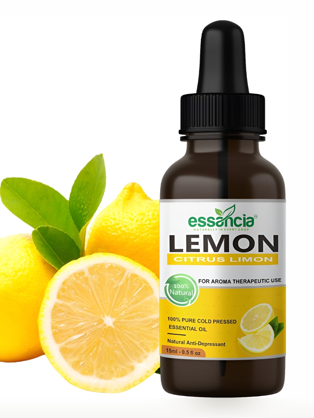 

essancia White & Orange Aroma Oils Difusser- 15ml, Yellow