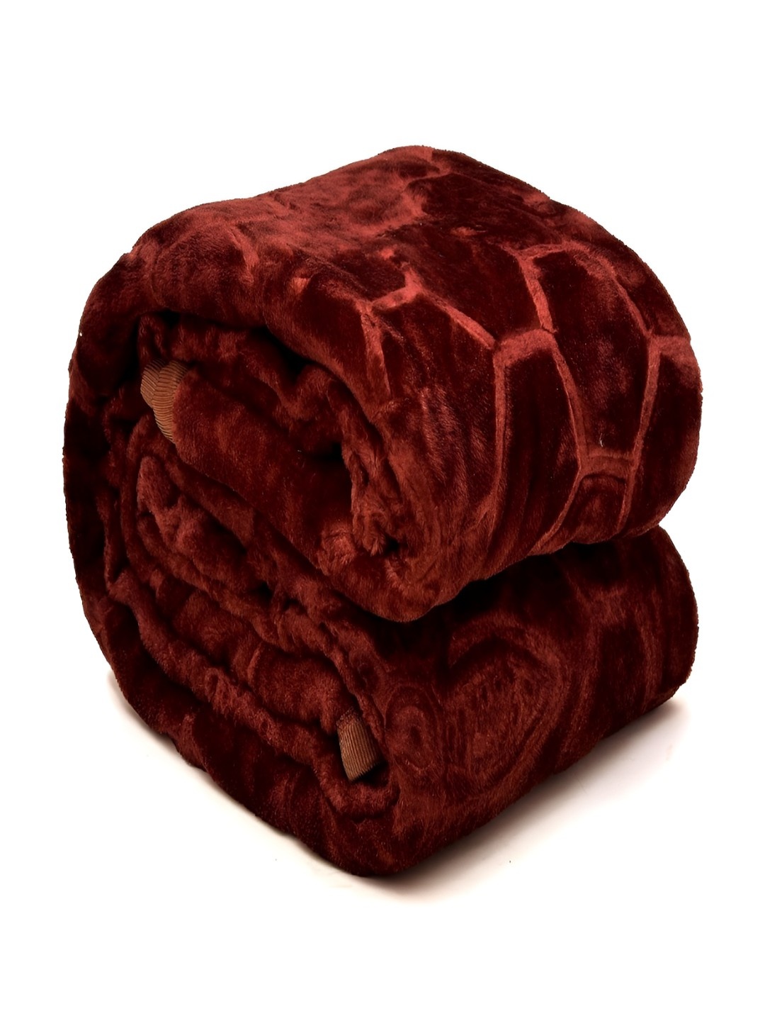 

tundwal's Brown Geometric 200 GSM Heavy Winter Double Bed Blanket