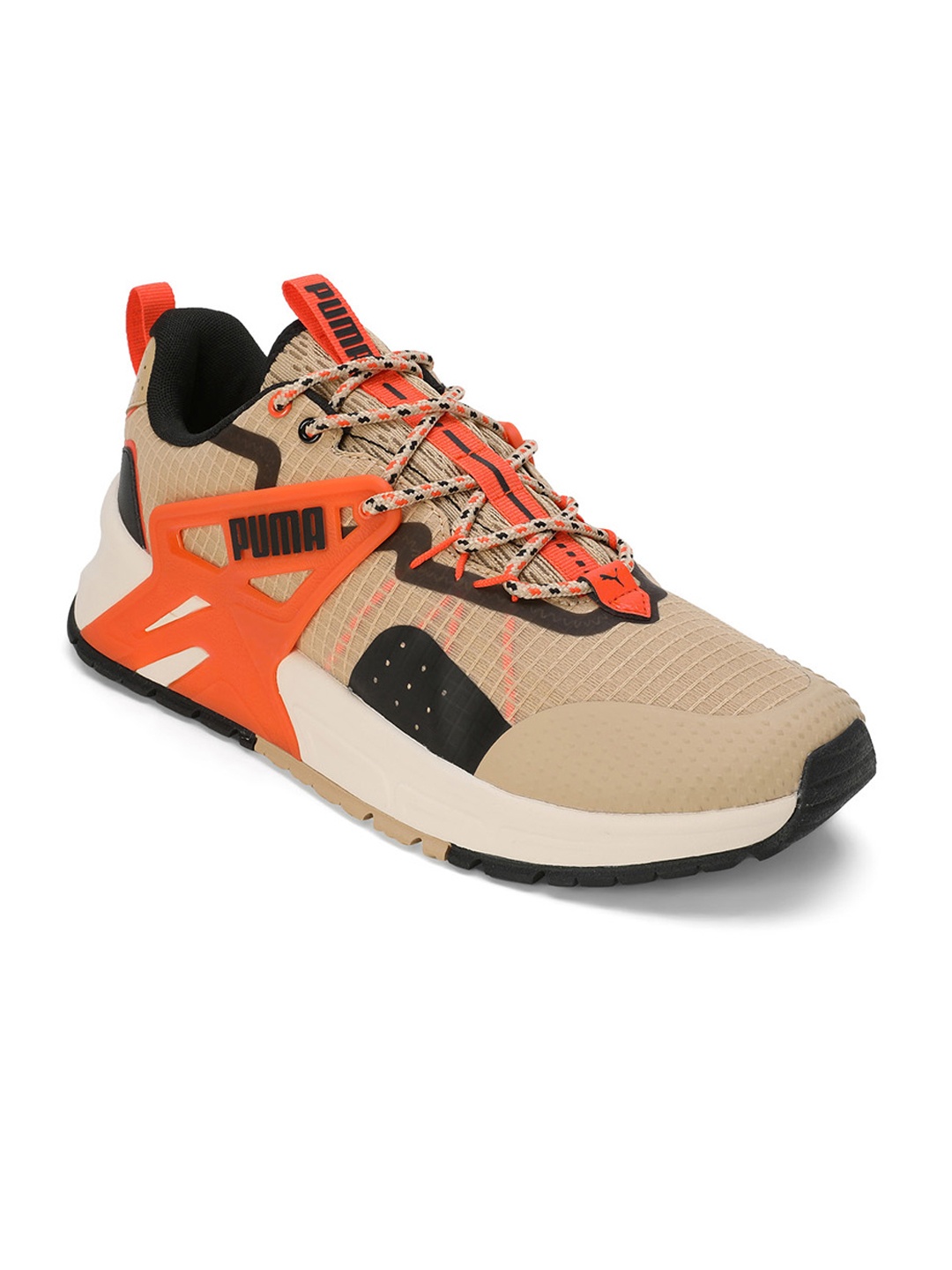 

Puma Unisex Pacer+ Trail Colourblocked Sneakers, Beige