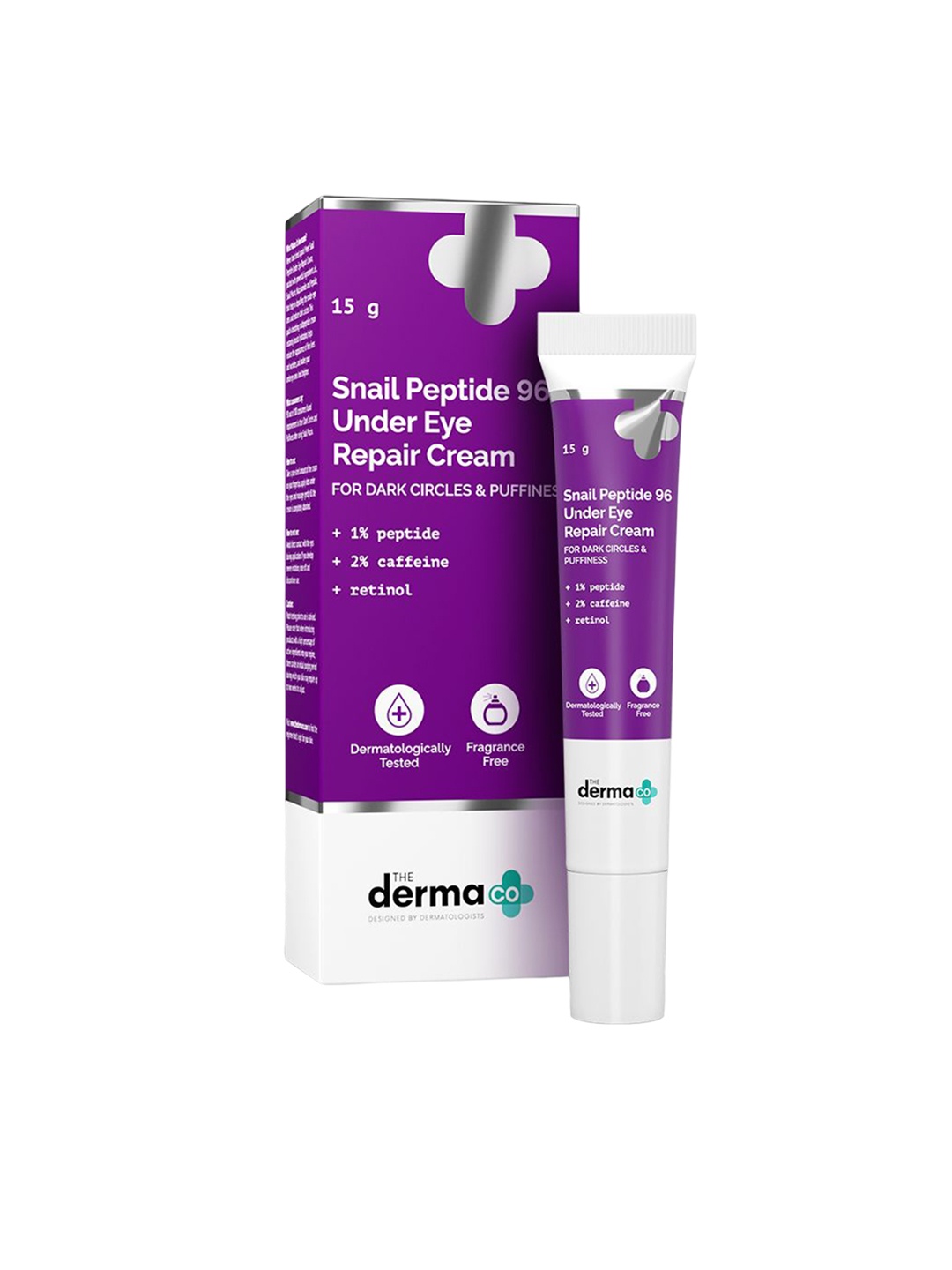 

The Derma co. Snail Peptide 96 Under Eye Repair Cream -15 g, Purple