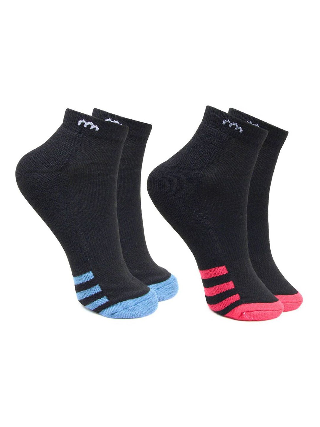 

BAESD Women Patterned Pack Of 2 Ankle Length Socks, Black
